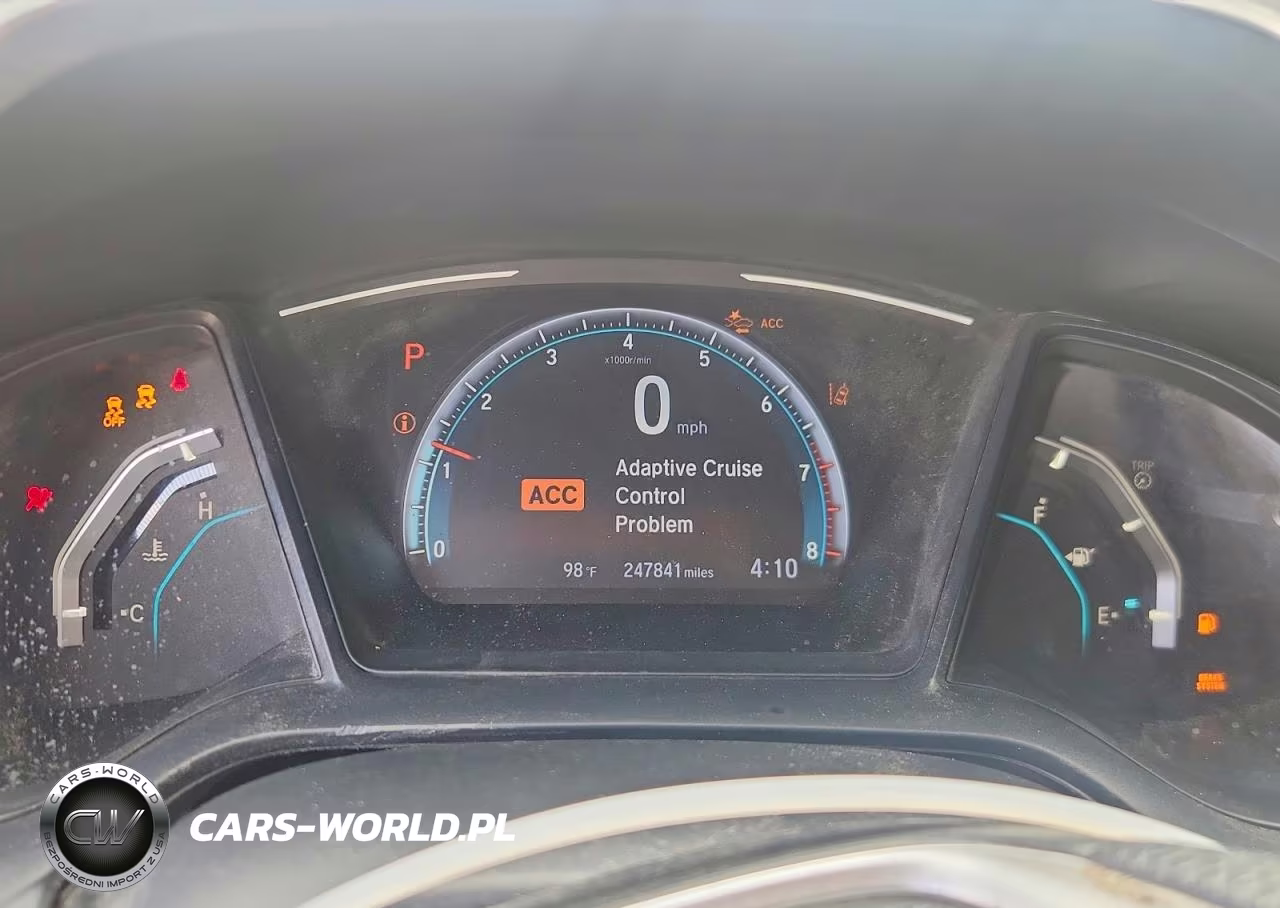 2019 Honda Civic Lx VIN:19XFC2F65KE040576 - 9