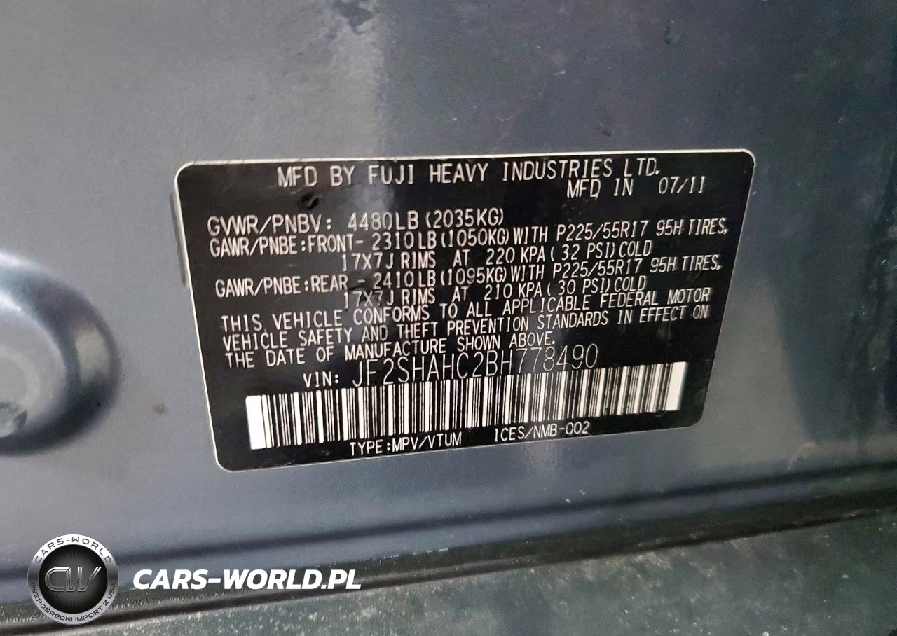 2011 Subaru Forester Touring VIN:JF2SHAHC2BH778490 - 13