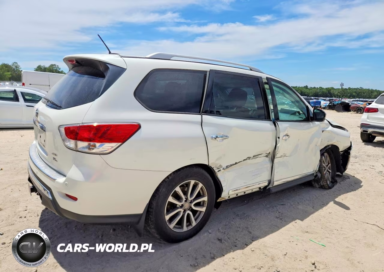 2016 Nissan Pathfinder Sl VIN:5N1AR2MM8GC605066 - 3