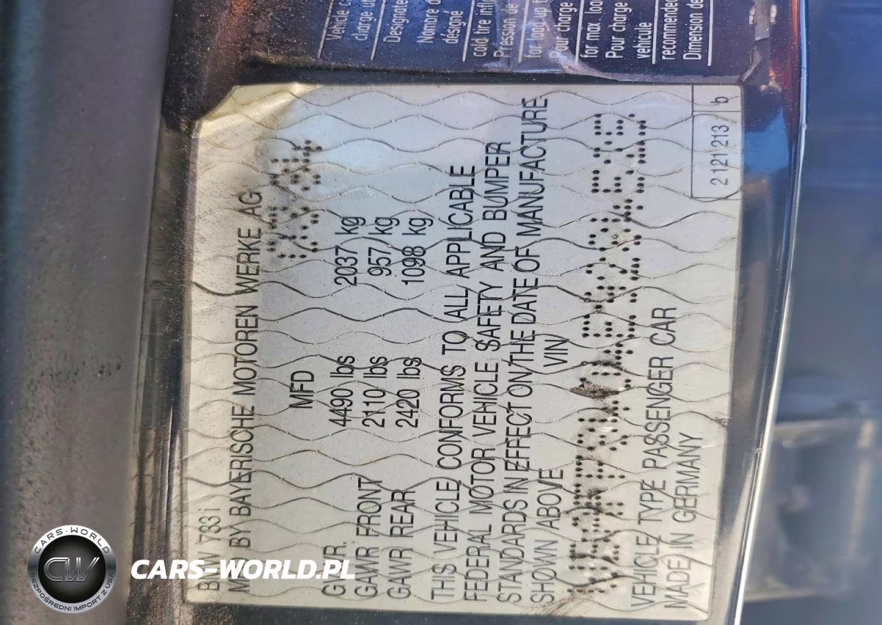 1984 BMW 733 I Automatic VIN:WBAFF8404E9284525 - 12