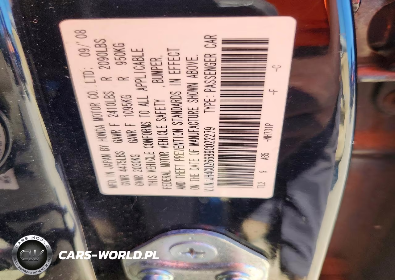 2009 Acura Tsx VIN:JH4CU26689C022279 - 13