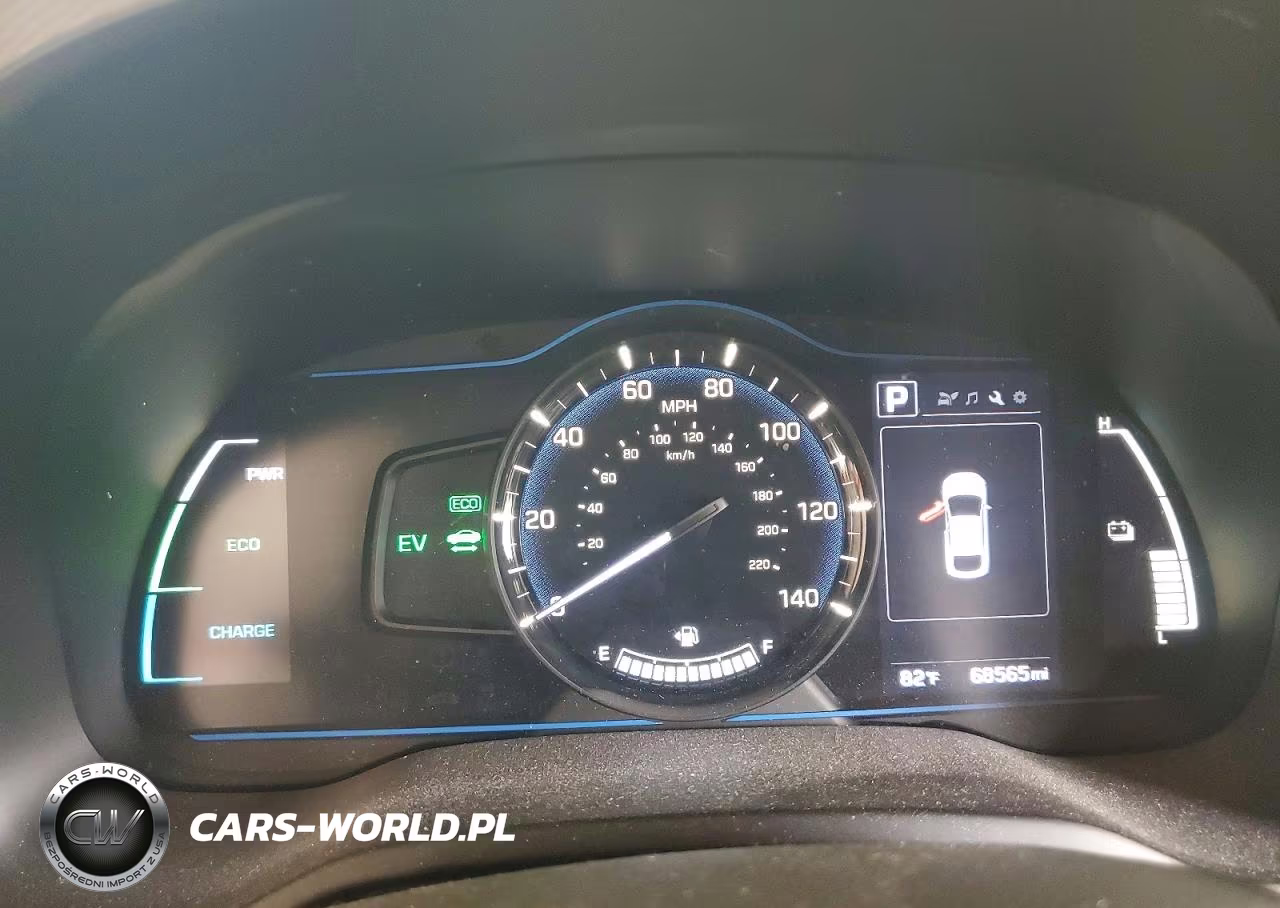 2019 Hyundai Ioniq Blue VIN:KMHC65LC3KU125306 - 9