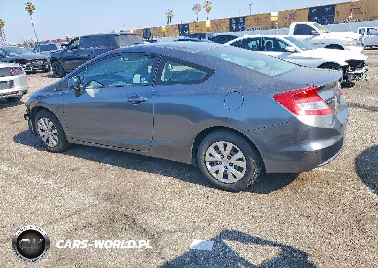 2012 Honda Civic Lx VIN:2HGFG3B57CH554248 - 2