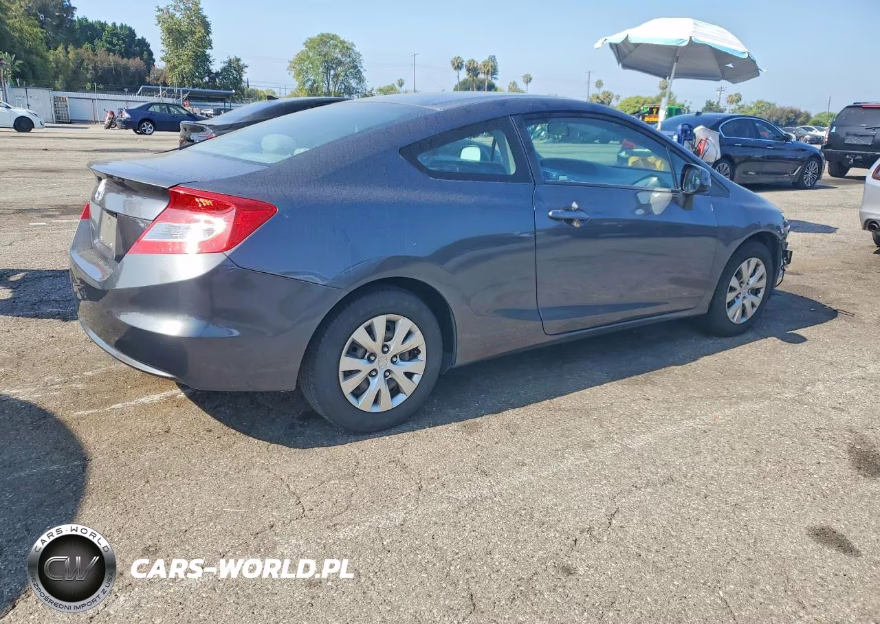 2012 Honda Civic Lx VIN:2HGFG3B57CH554248 - 3