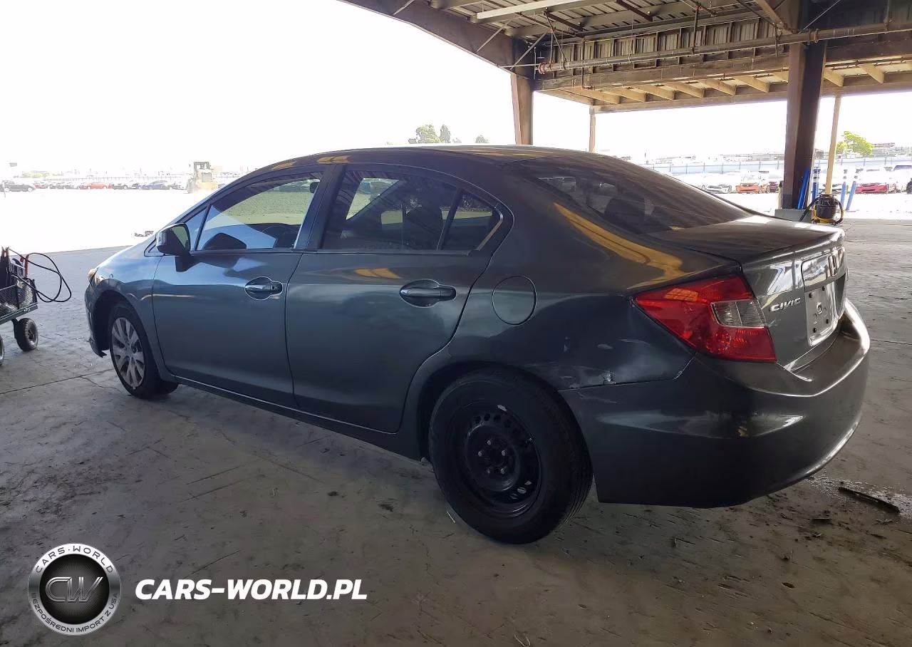 2012 Honda Civic Lx VIN:2HGFB2F51CH311442 - 2