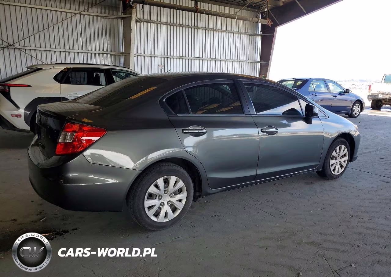 2012 Honda Civic Lx VIN:2HGFB2F51CH311442 - 3