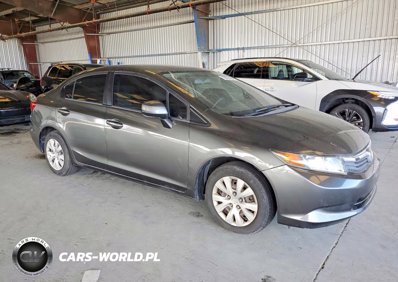 2012 Honda Civic Lx VIN:2HGFB2F51CH311442 - 4