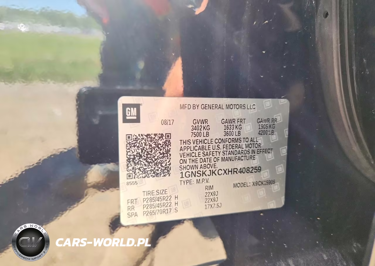 2017 Chevrolet Suburban K1500 Premier VIN:1GNSKJKCXHR408259 - 13