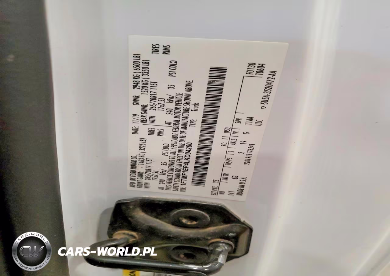 2020 Ford F150 VIN:1FTMF1EP4LKD04260 - 12