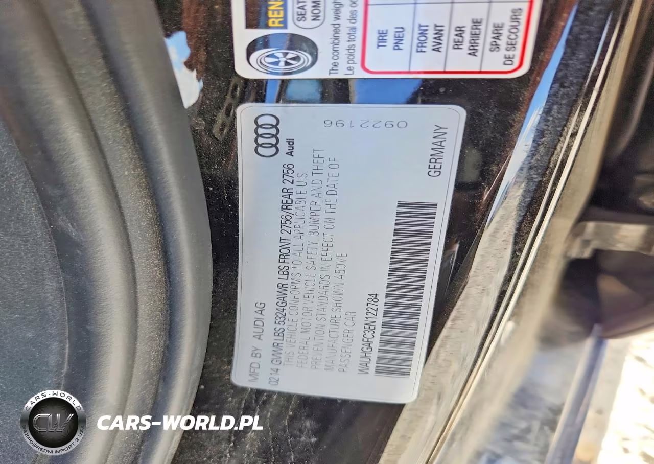 2014 Audi A6 Prestige VIN:WAUHGAFC3EN122784 - 12