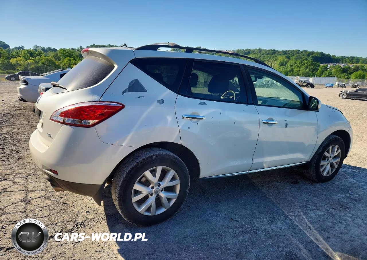 2014 Nissan Murano Sl VIN:JN8AZ1MU6EW415586 - 3