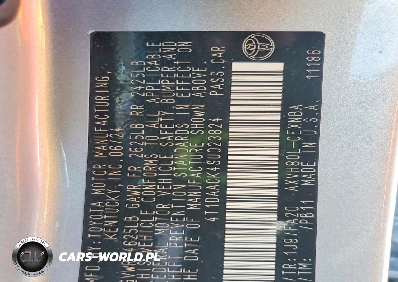 2025 Toyota Camry Le VIN:4T1DAACK4SU023824 - 12