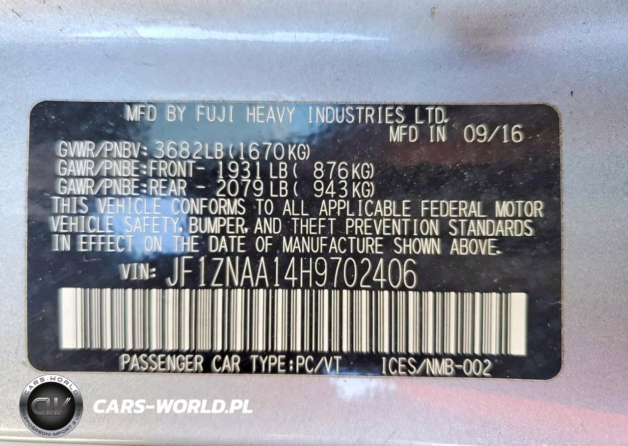 2017 Toyota 86 Base VIN:JF1ZNAA14H9702406 - 12