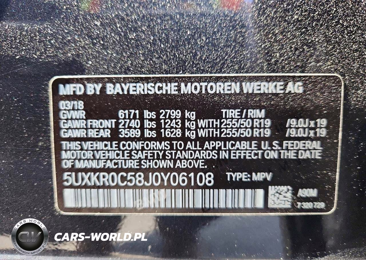 2018 BMW X5 xDrive35I VIN:5UXKR0C58J0Y06108 - 13