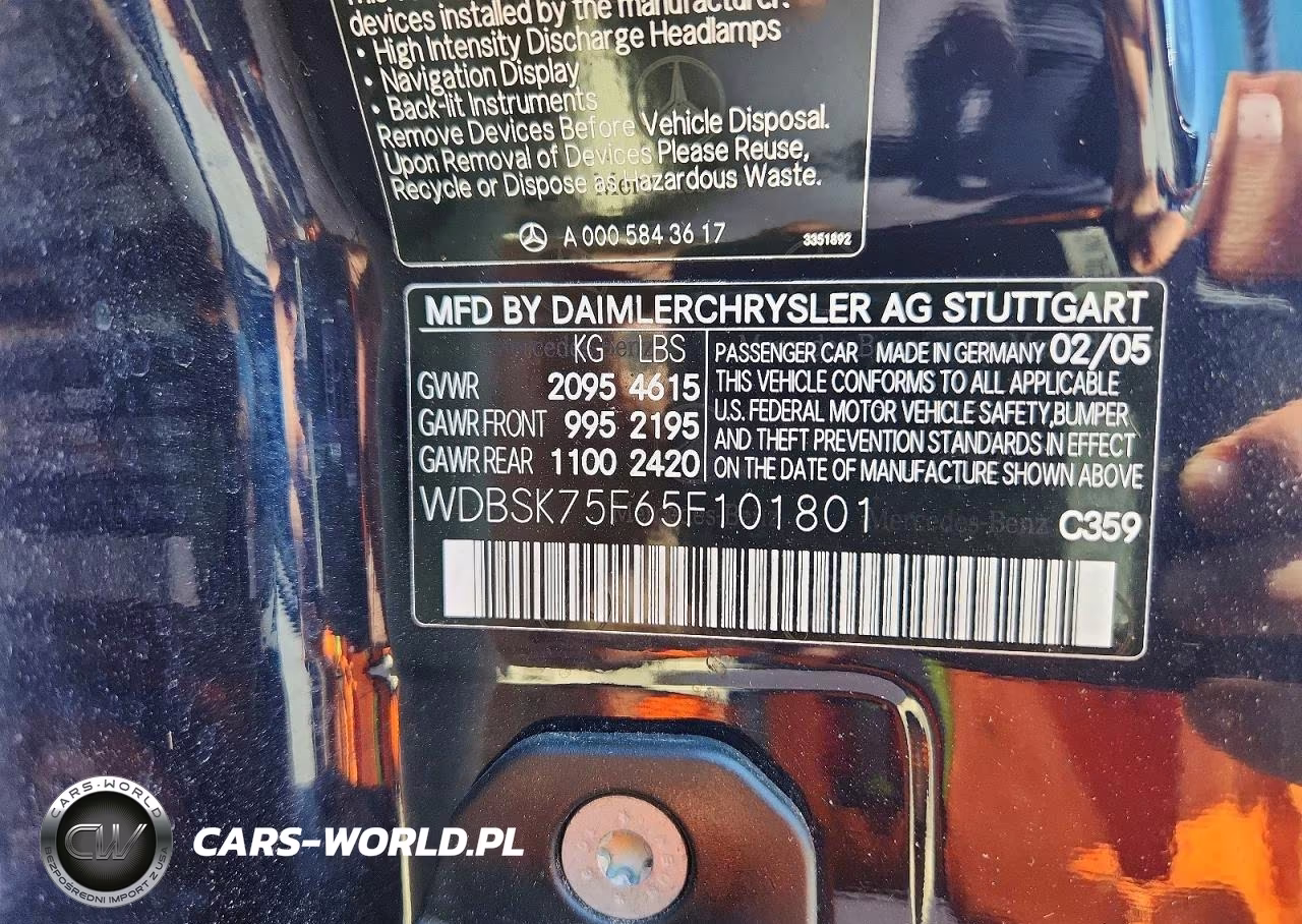 2005 Mercedes-Benz Sl 500 VIN:WDBSK75F65F101801 - 13
