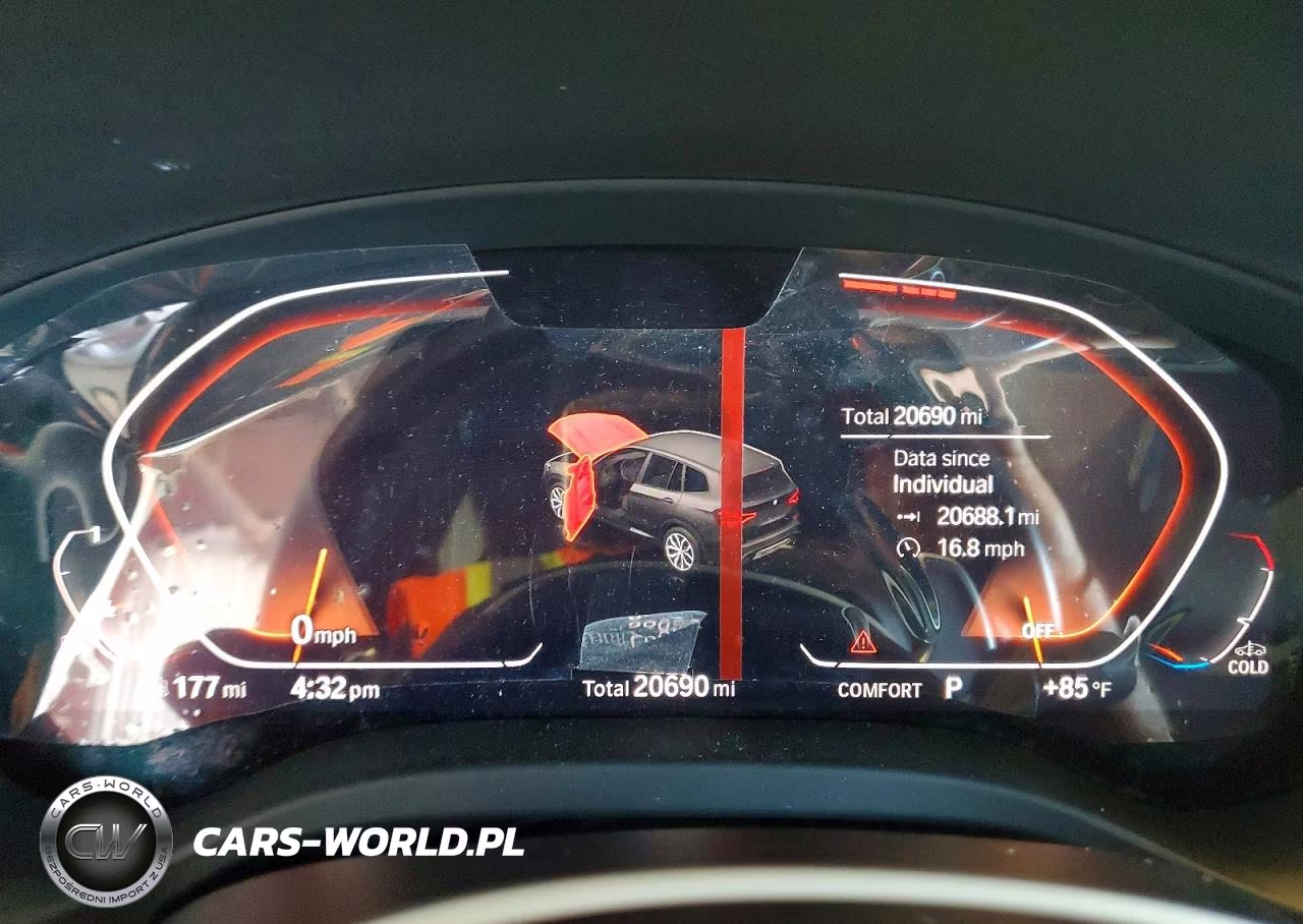 2021 BMW X3 xDrive30I VIN:5UXTY5C05M9E81672 - 9