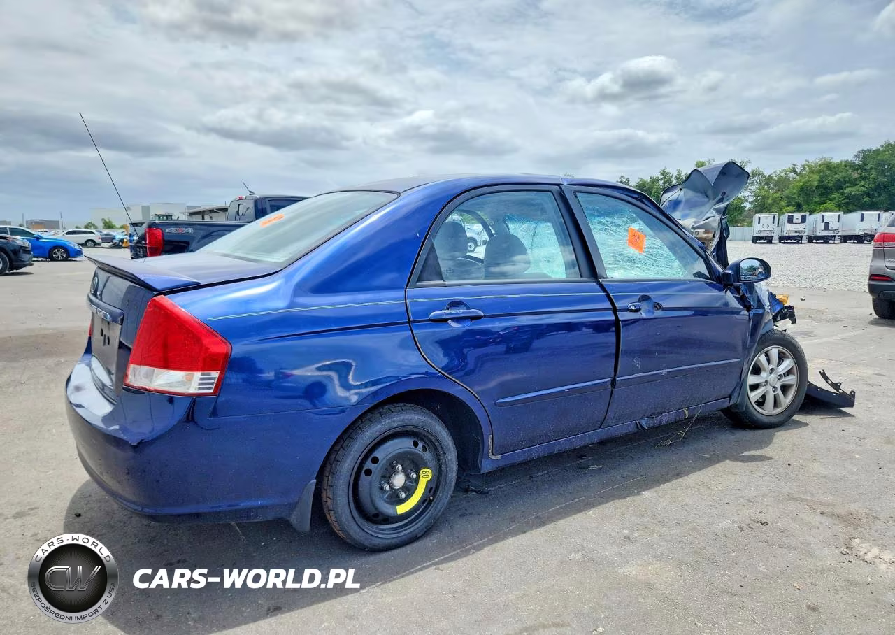 2007 Kia Spectra Lx VIN:KNAFE121075445002 - 3