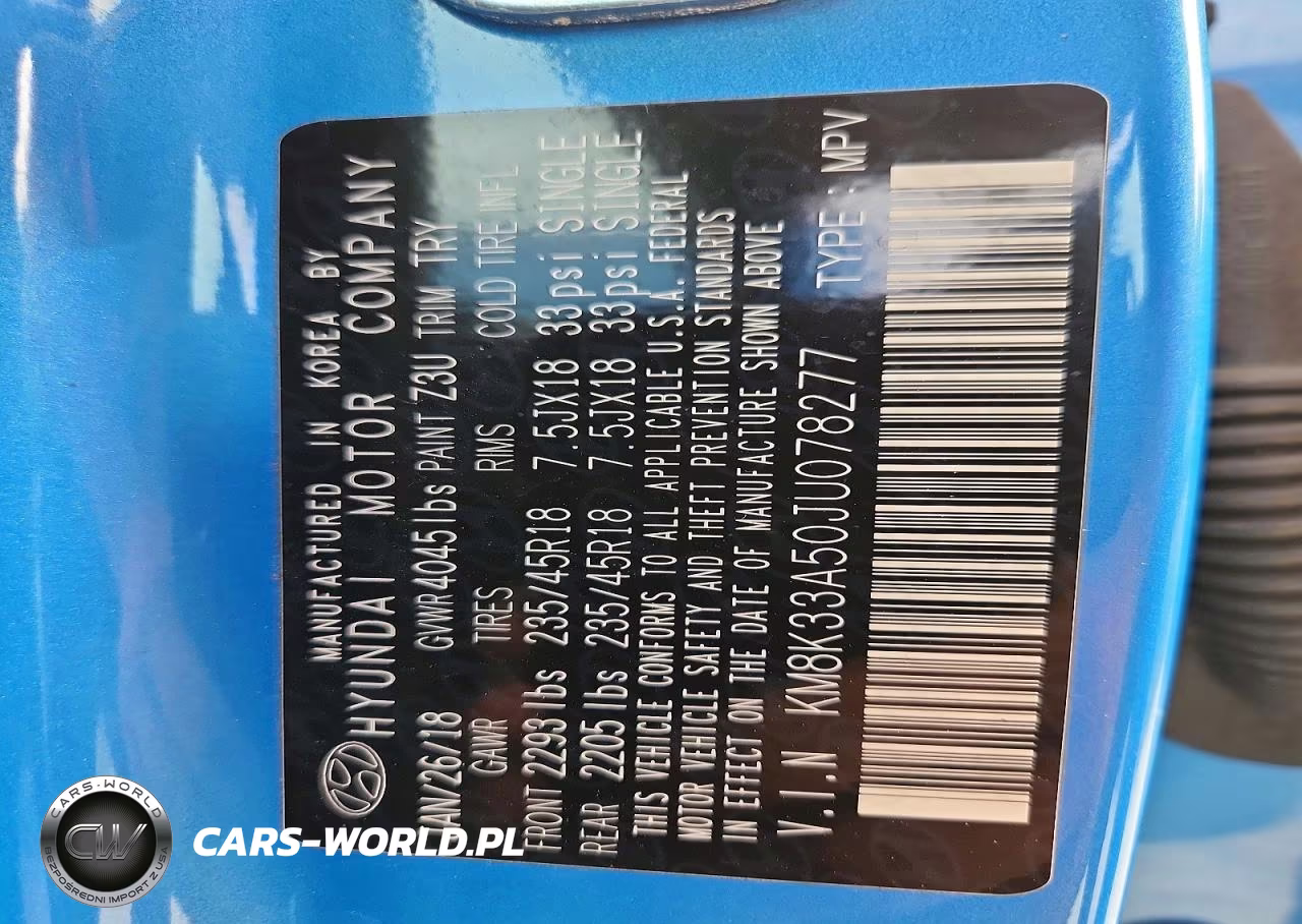2018 Hyundai Kona Limited VIN:KM8K33A50JU078277 - 13