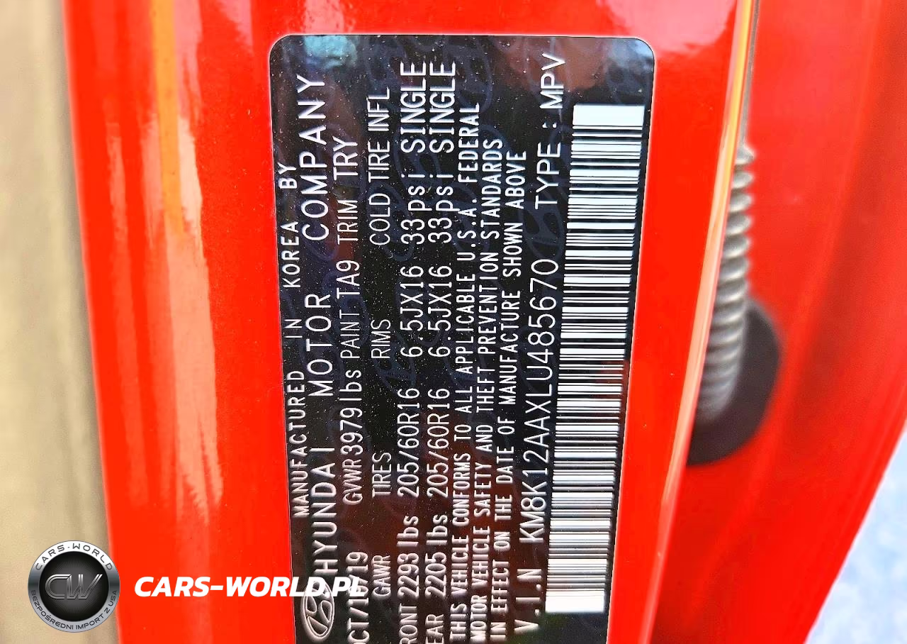 2020 Hyundai Kona Se VIN:KM8K12AAXLU485670 - 12