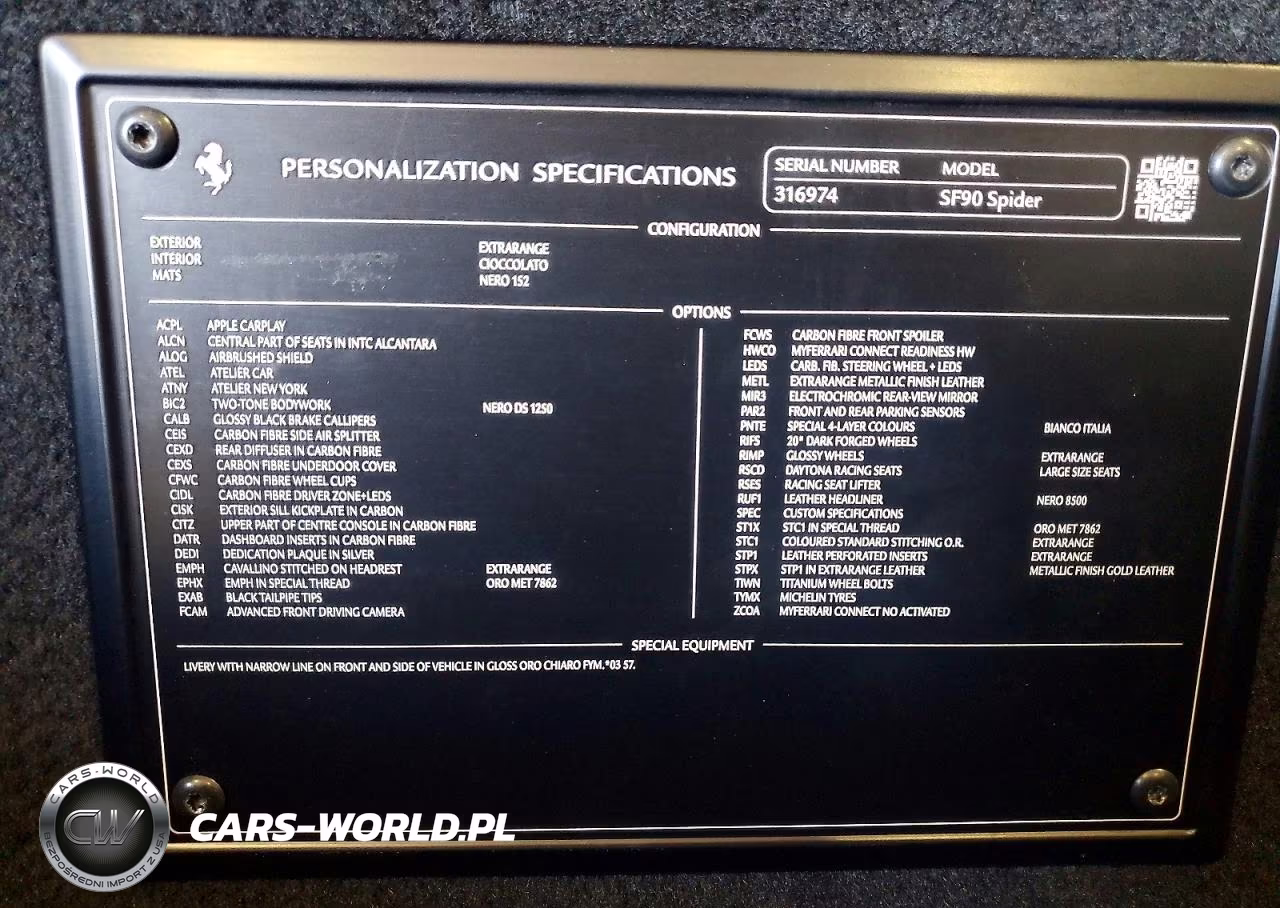 2025 Ferrari Sf 90 Spider VIN:ZFF96NMA7S0316974 - 12