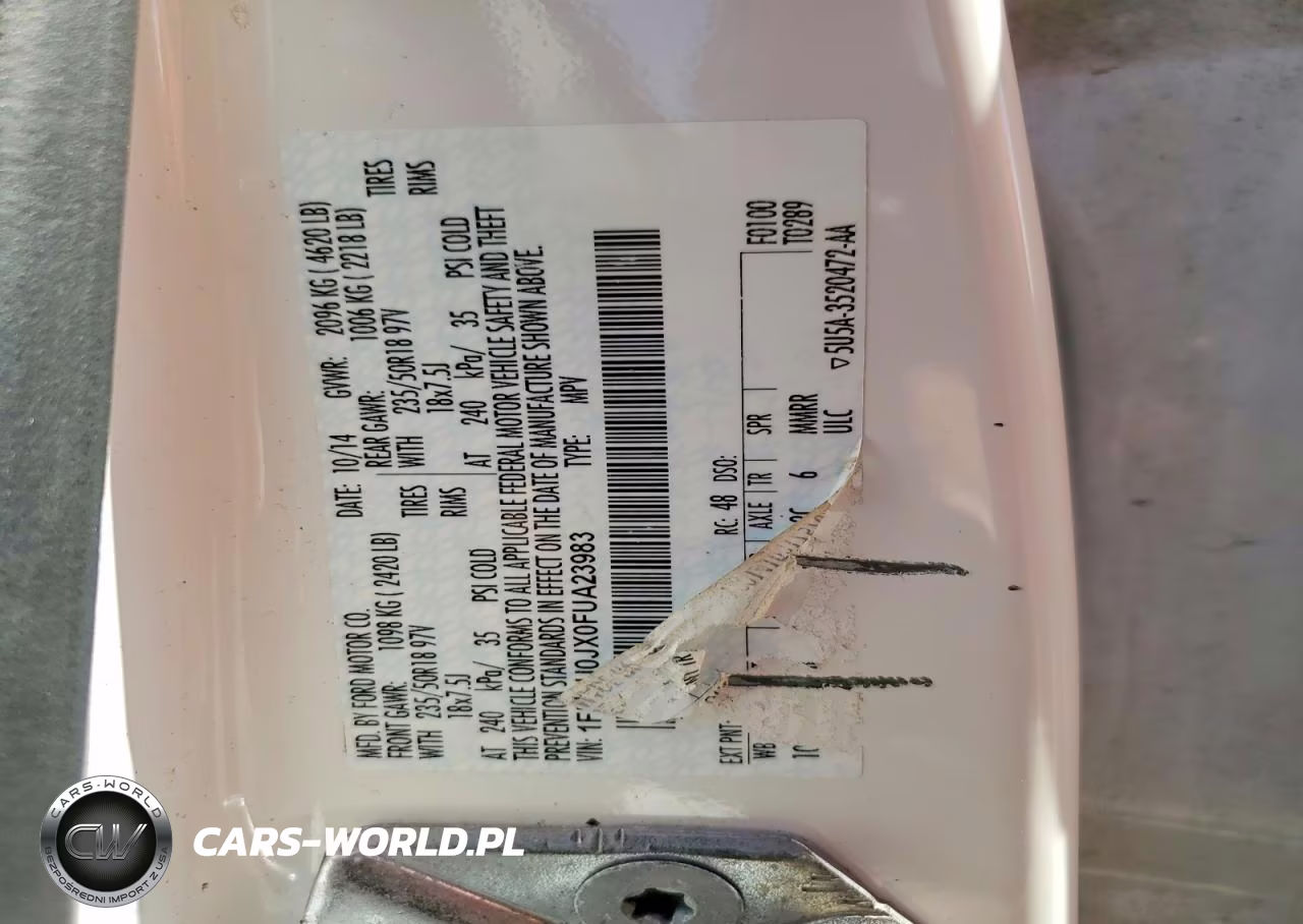 2015 Ford Escape Titanium VIN:1FMCU0JX0FUA23983 - 13