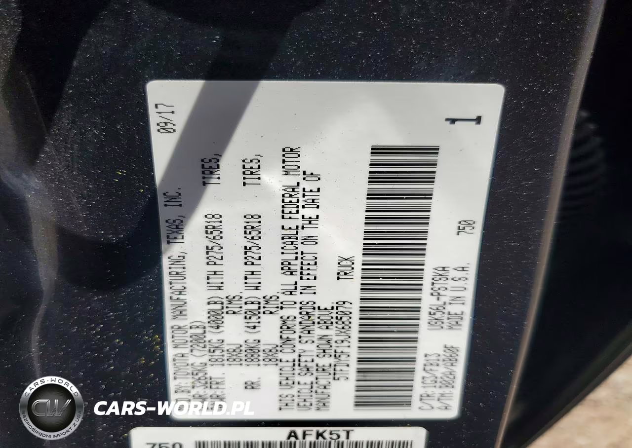 2018 Toyota Tundra Sr5 5.7L V8 VIN:5TFDY5F19JX685079 - 13
