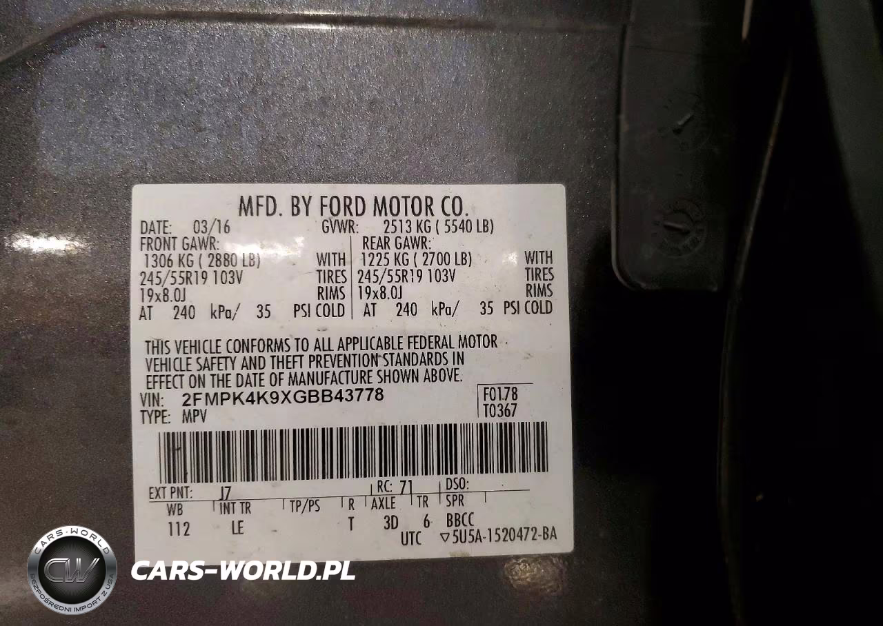 2016 Ford Edge Titanium VIN:2FMPK4K9XGBB43778 - 13