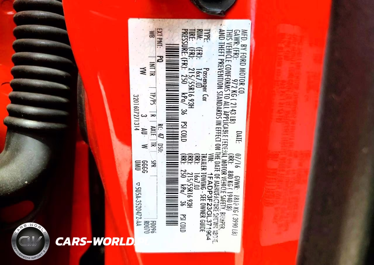 2016 Ford Focus Se VIN:1FADP3F23GL371904 - 12
