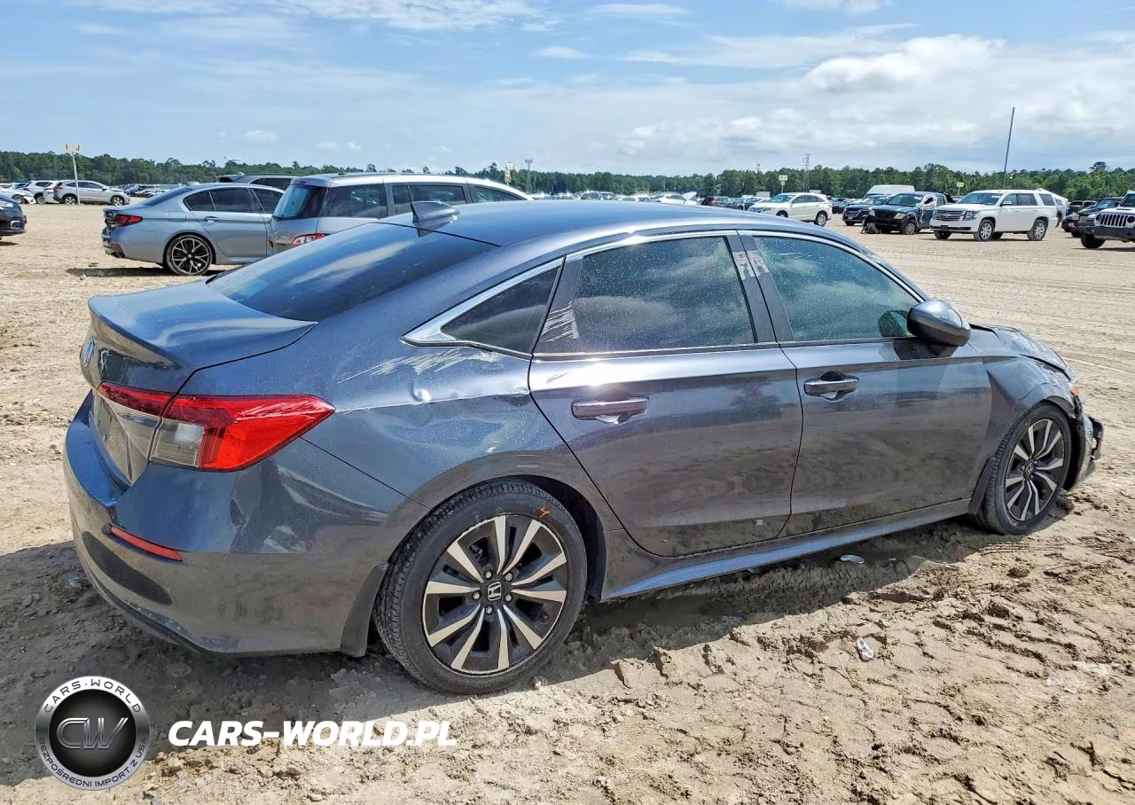 2022 Honda Civic Ex VIN:JHMFE1F7XNX005855 - 3