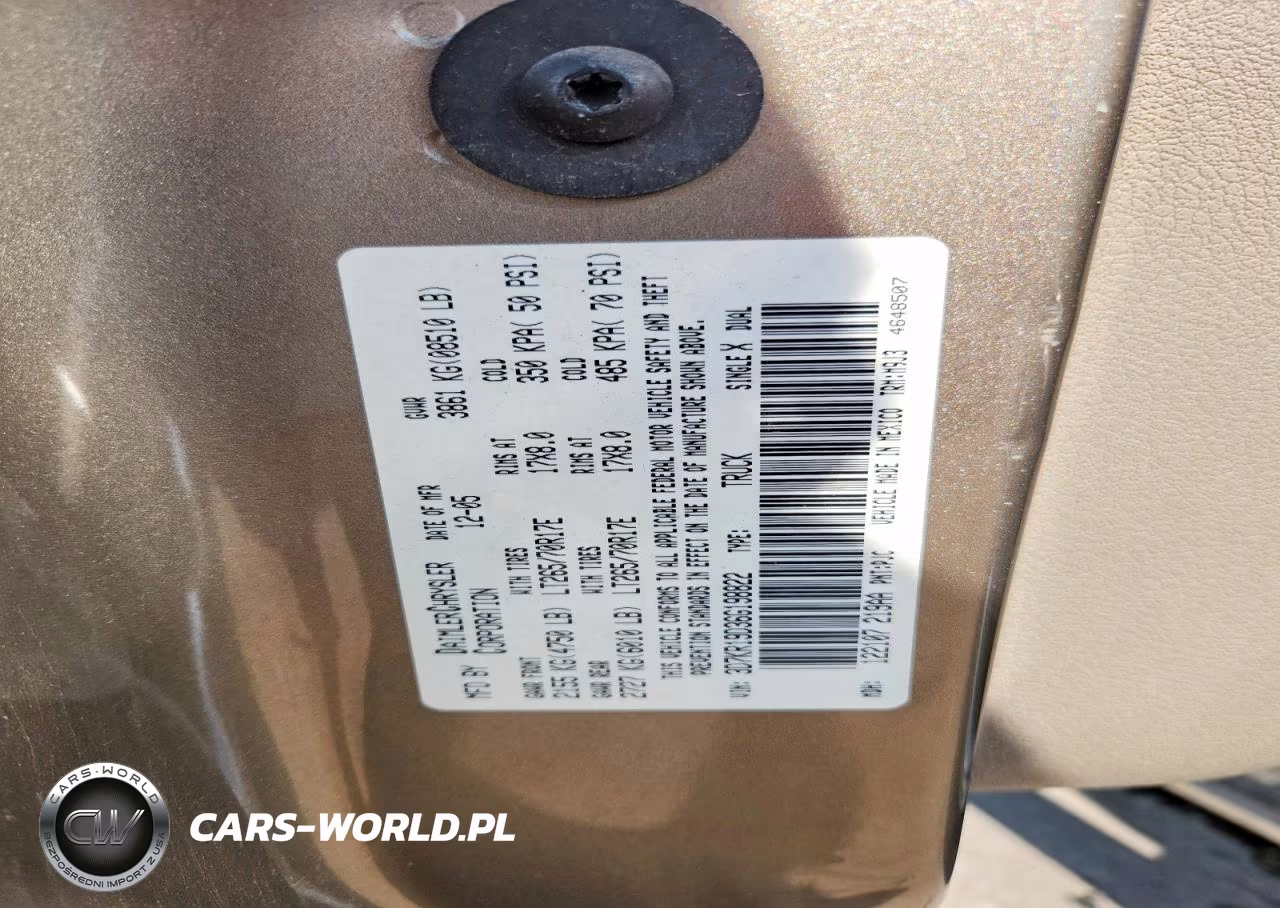 2006 Dodge Ram 1500 VIN:3D7KR19D36G198822 - 12