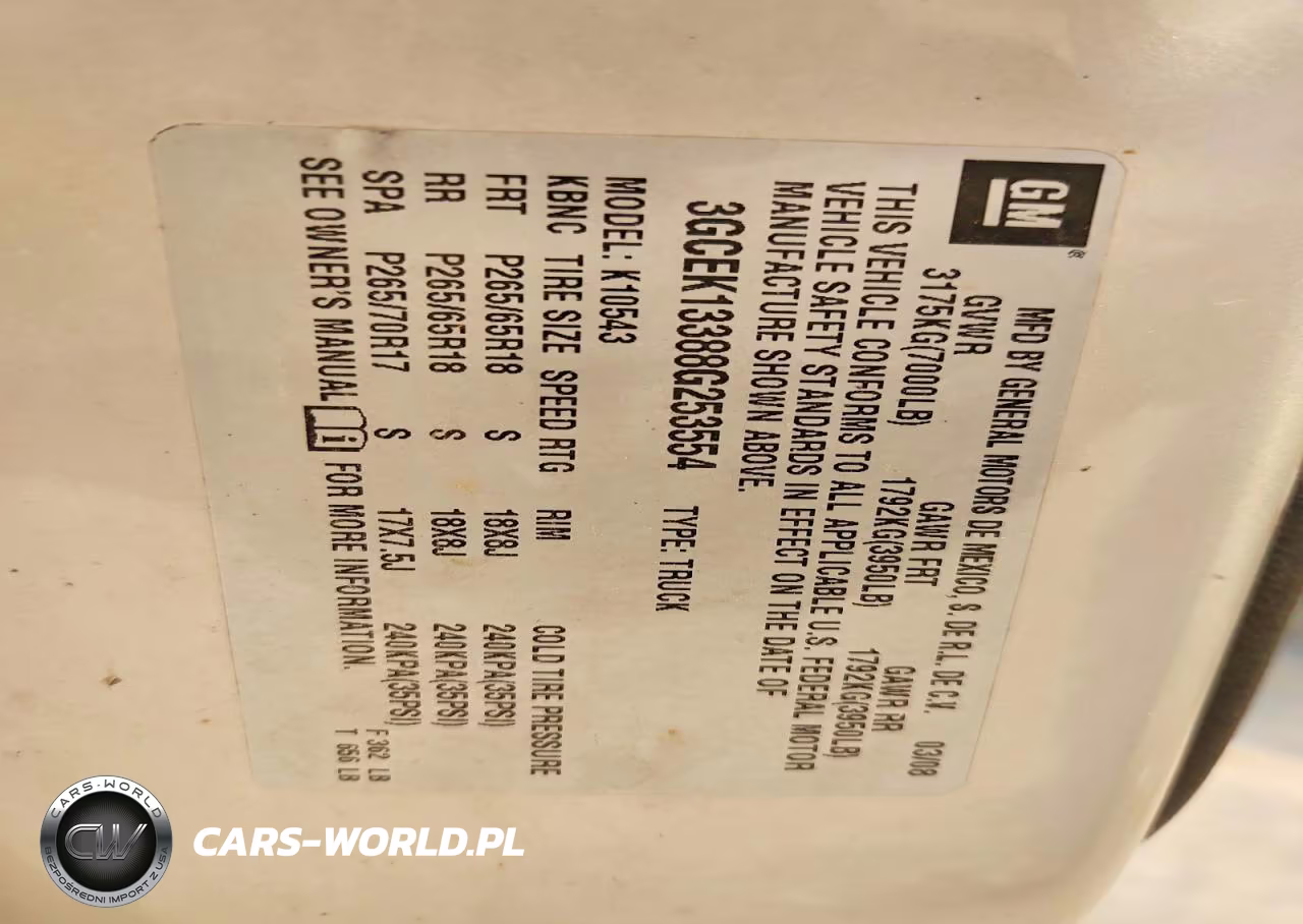 2008 Chevrolet Silverado K1500 VIN:3GCEK13388G253554 - 12