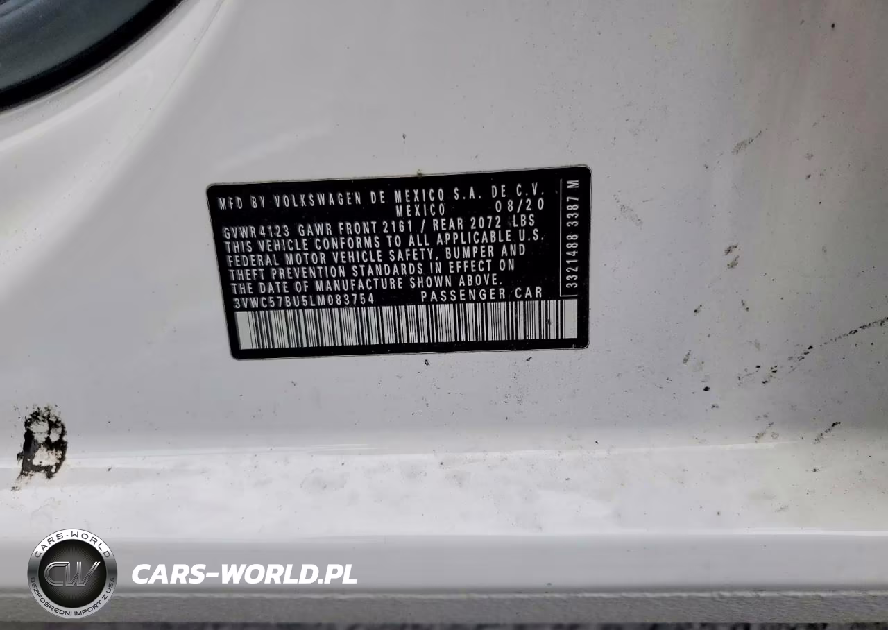 2020 Volkswagen Jetta S VIN:3VWC57BU5LM083754 - 12