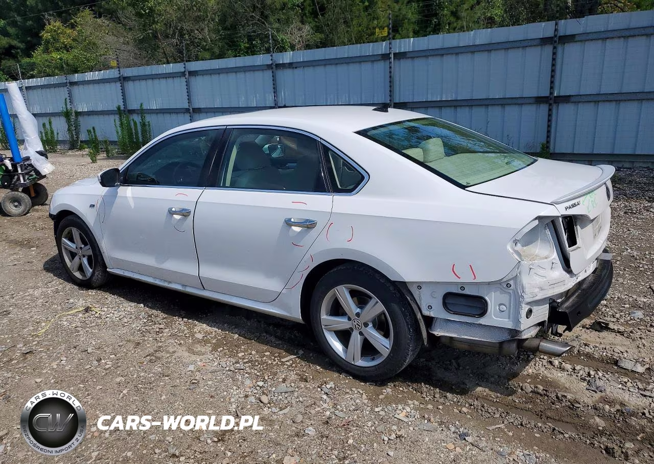 2013 Volkswagen Passat Se VIN:1VWBP7A33DC046090 - 2