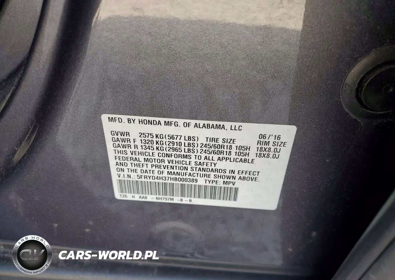 2017 Acura Mdx VIN:5FRYD4H37HB000389 - 13