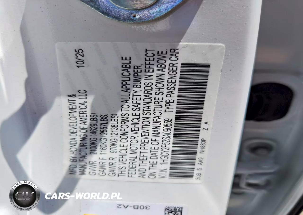 2025 Honda Accord Hybrid Sport VIN:1HGCY2F52SA090559 - 13