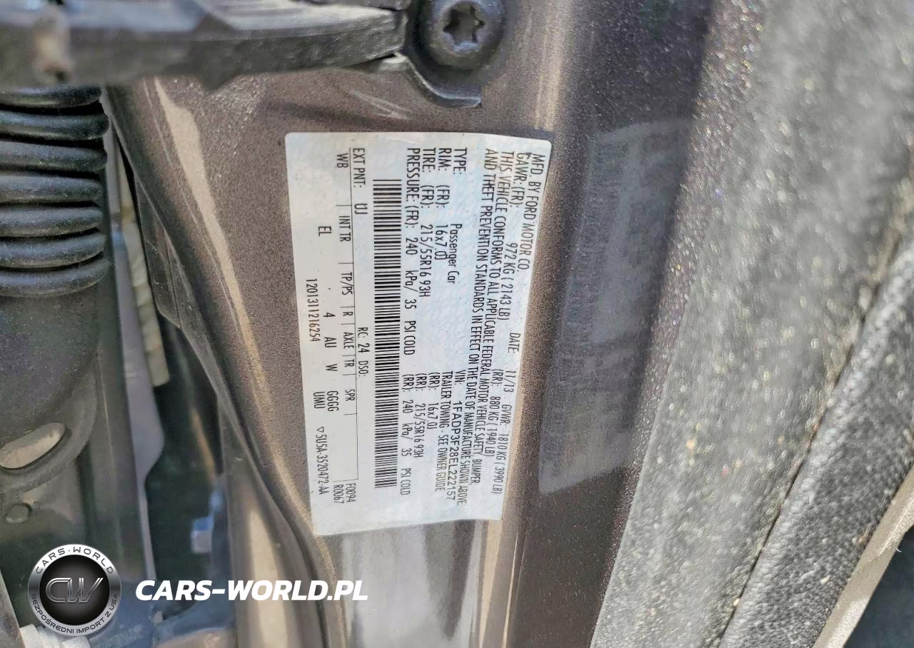 2014 Ford Focus Se VIN:1FADP3F28EL222157 - 12