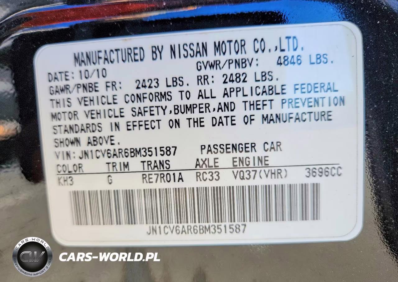 2011 Infiniti G37 Sedan X VIN:JN1CV6AR6BM351587 - 13