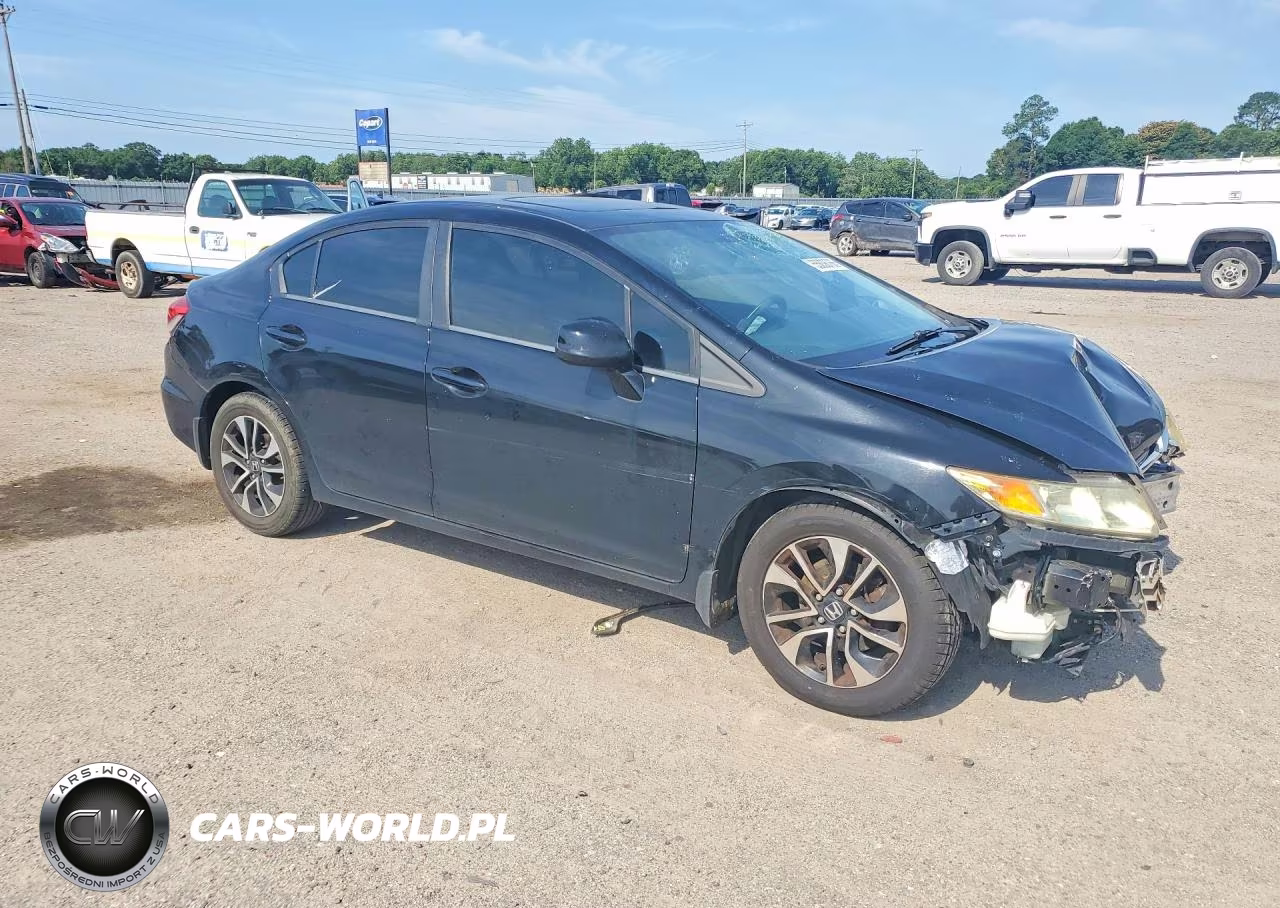 2013 Honda Civic Ex VIN:19XFB2F83DE020334 - 4