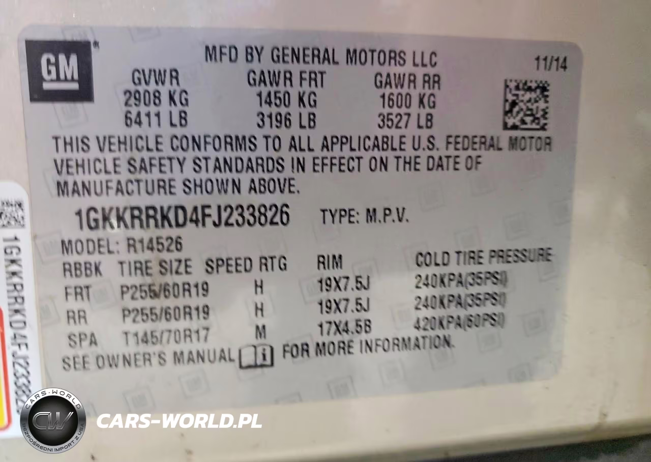 2015 GMC Acadia Slt-1 VIN:1GKKRRKD4FJ233826 - 13