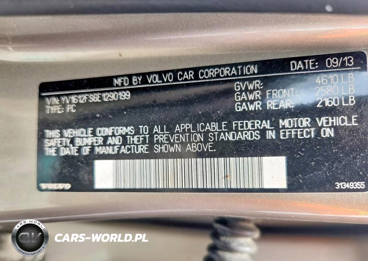 2014 Volvo S60 T5 VIN:YV1612FS6E1290199 - 12