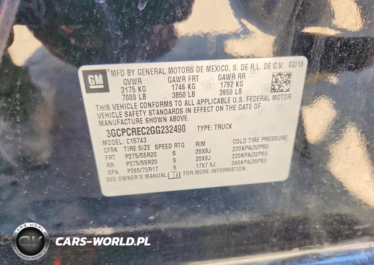 2016 Chevrolet Silverado C1500 Lt VIN:3GCPCREC2GG232490 - 12
