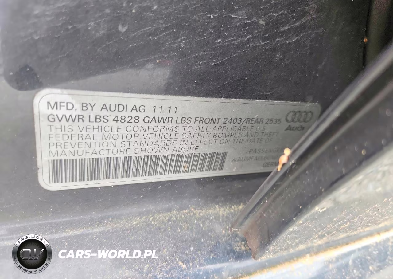 2012 Audi A4 Prestige VIN:WAUMFAFL6CN016215 - 12