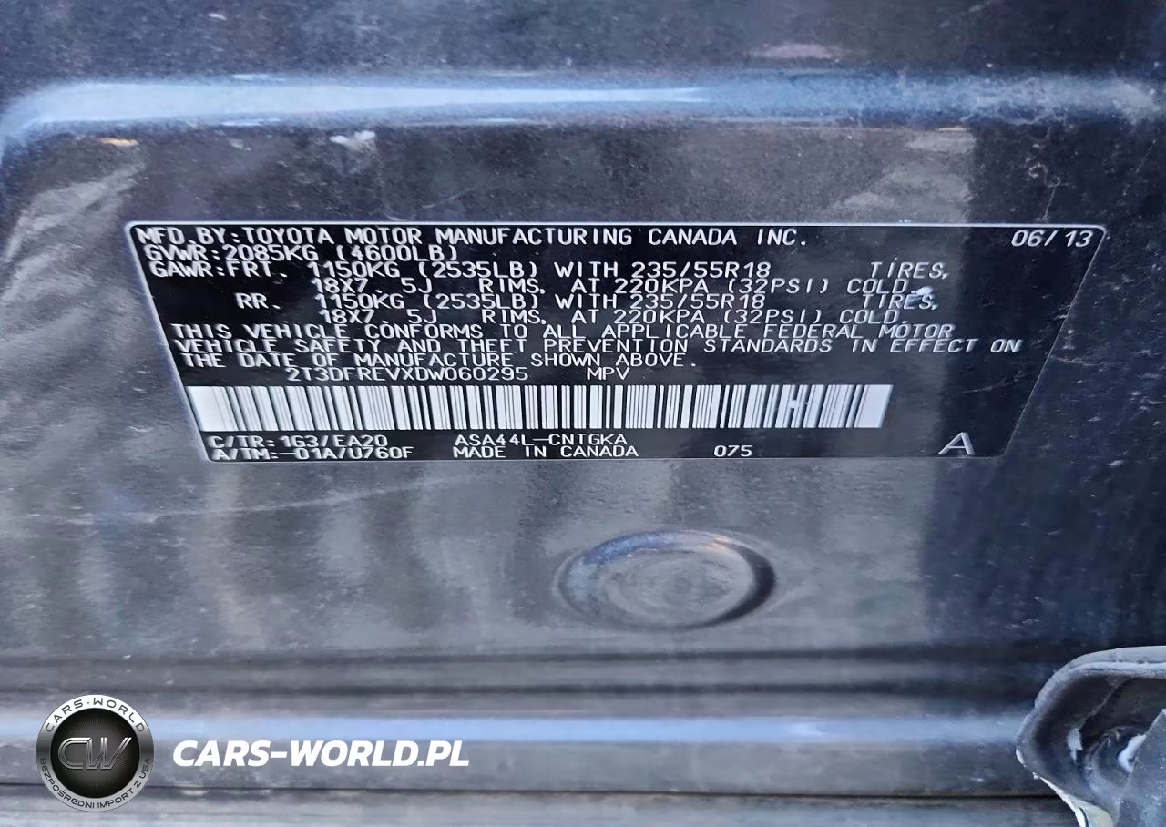 2013 Toyota Rav4 Limited VIN:2T3DFREVXDW060295 - 12