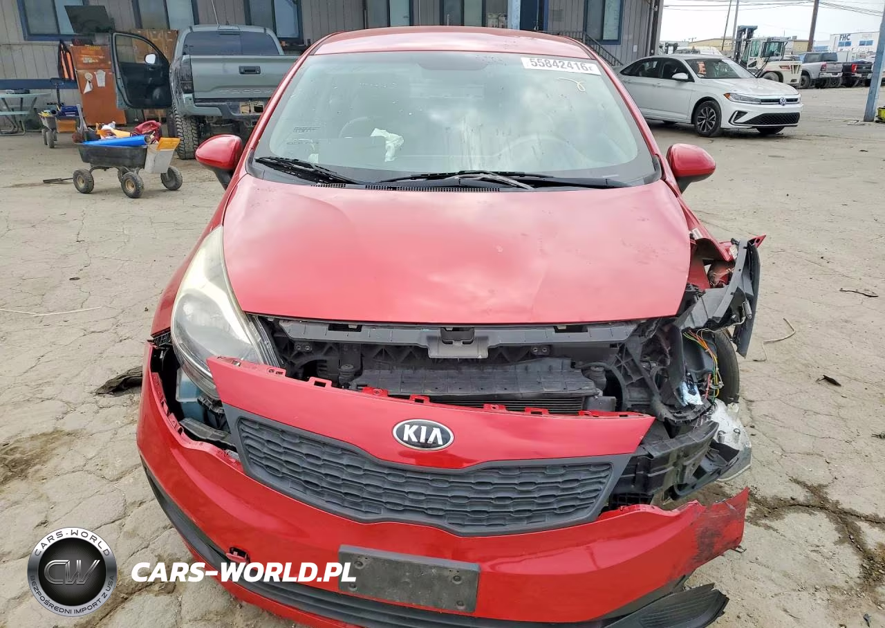 2015 Kia Rio Lx VIN:KNADM4A34F6462425 - 5