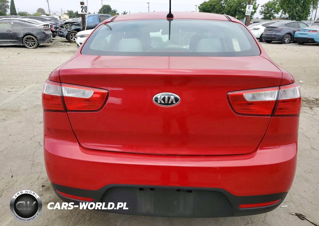 2015 Kia Rio Lx VIN:KNADM4A34F6462425 - 6