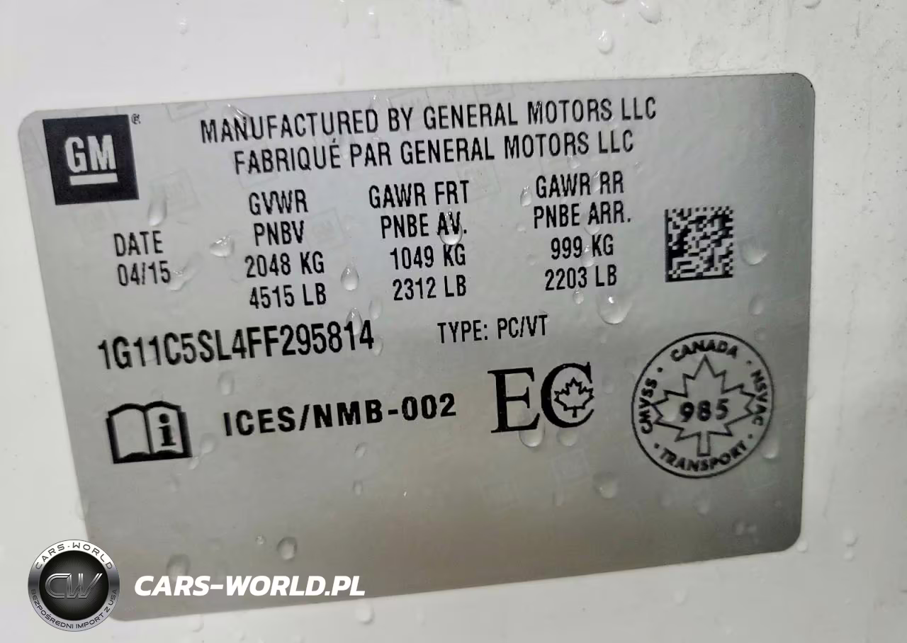 2015 Chevrolet Malibu 1Lt VIN:1G11C5SL4FF295814 - 12