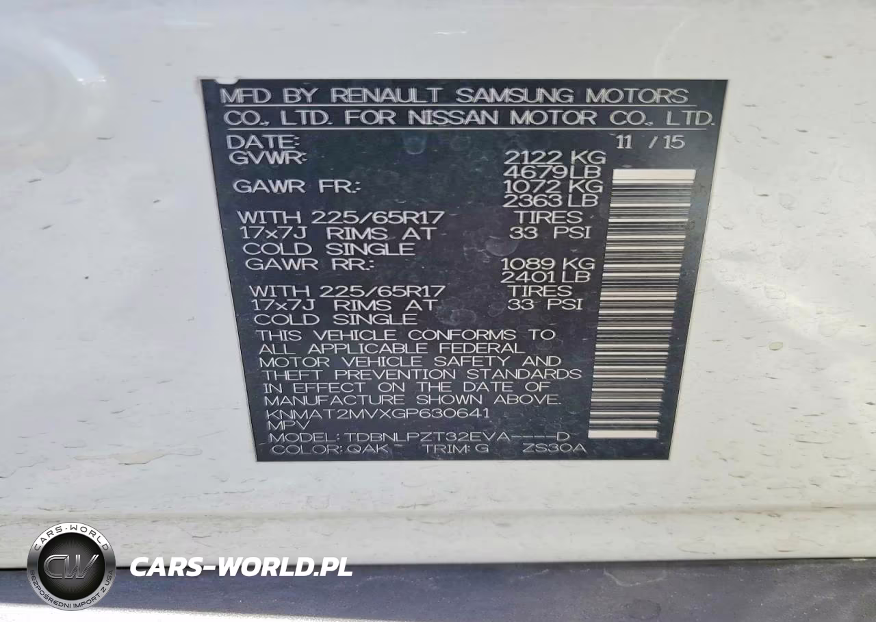 2016 Nissan Rogue S VIN:KNMAT2MVXGP630641 - 14