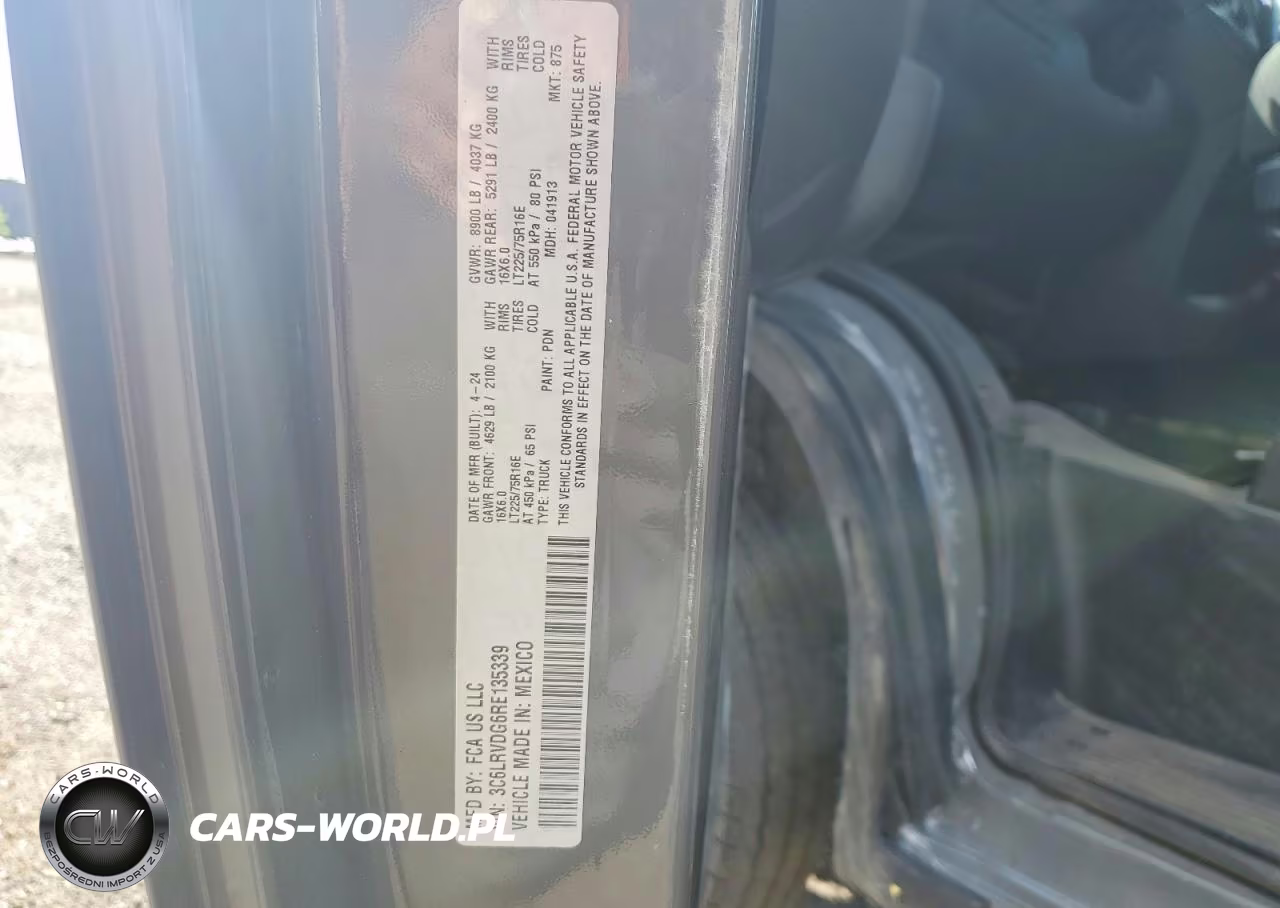 2024 Ram Promaster 2500 Delivery Van VIN:3C6LRVDG6RE135339 - 14