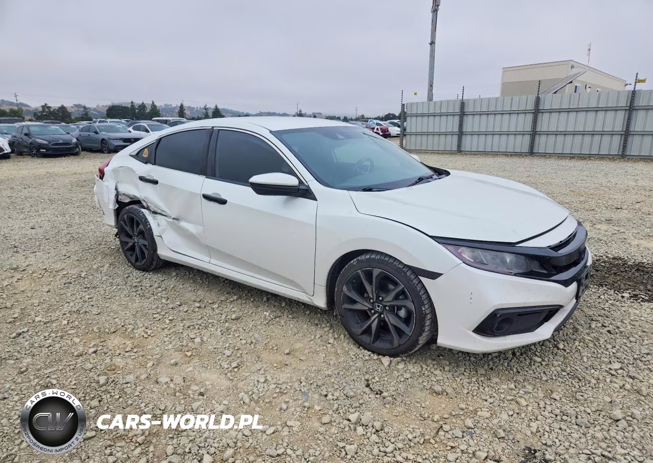 2019 Honda Civic Sport VIN:19XFC2F87KE201902 - 4