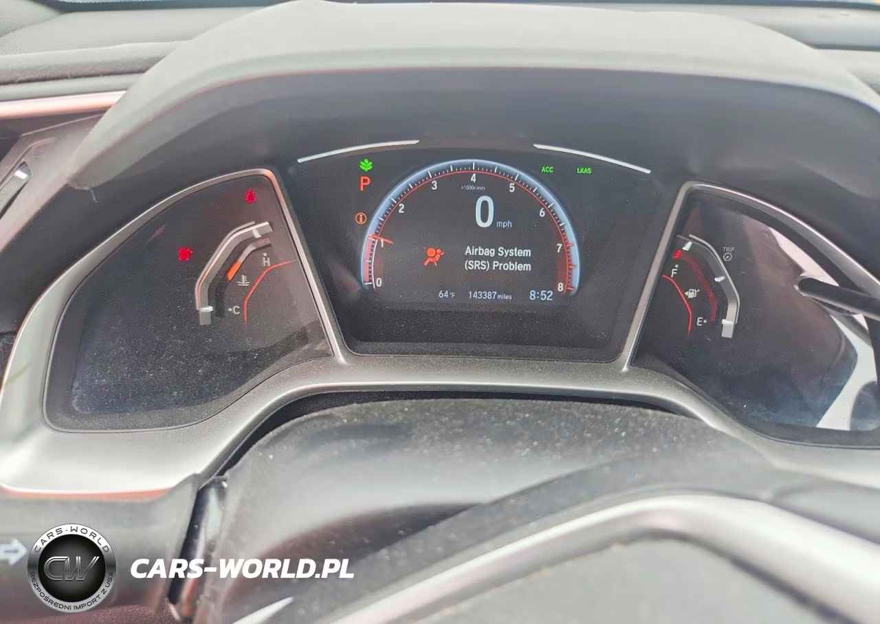 2019 Honda Civic Sport VIN:19XFC2F87KE201902 - 9